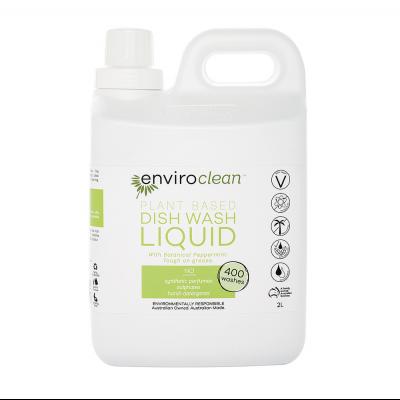 EnviroClean Plant Based Dish Wash Liquid (botanical peppermint) Liquid 2L